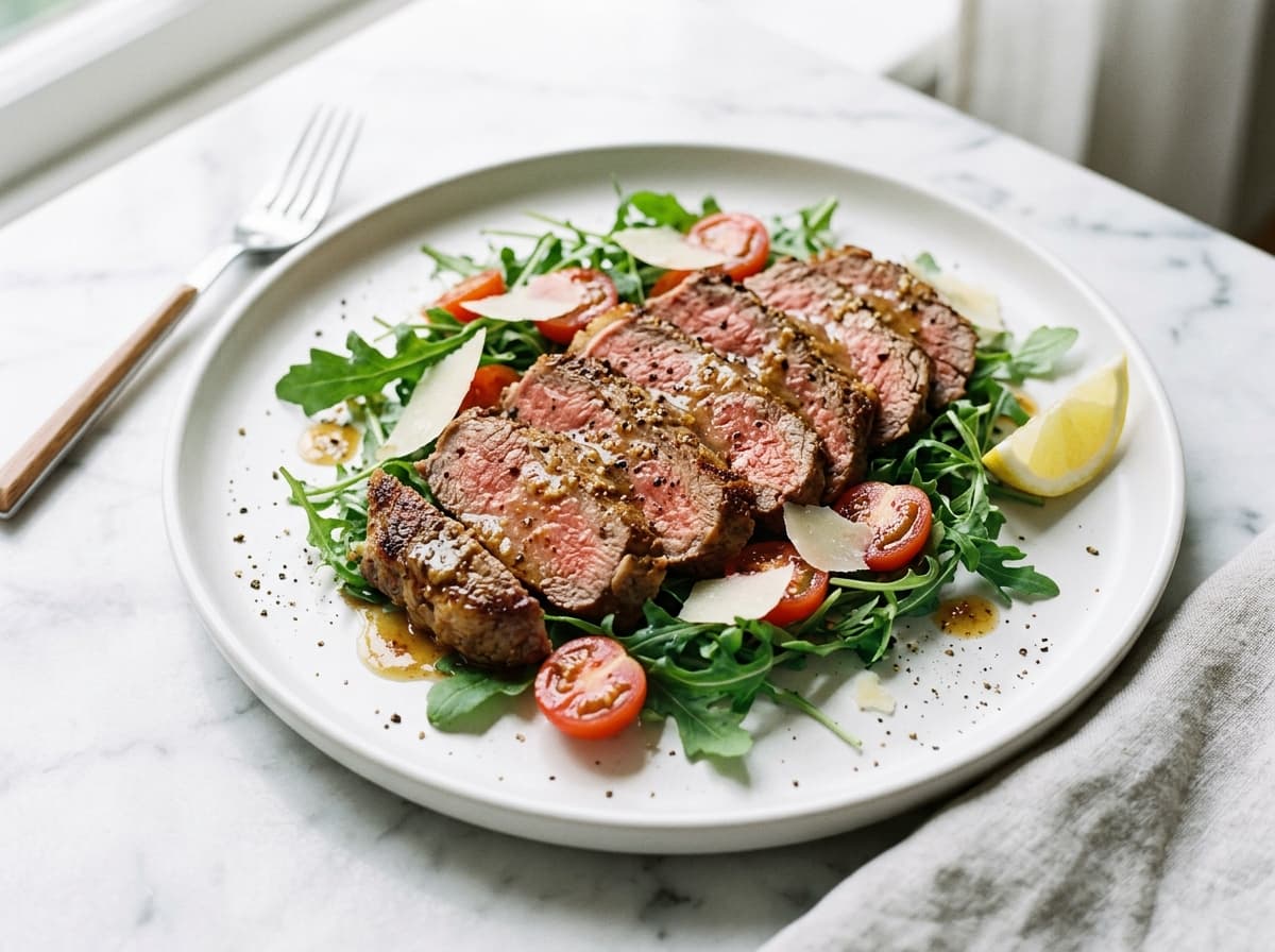 Balsamic Beef Tagliata & Rocket - italian dinner recipe
