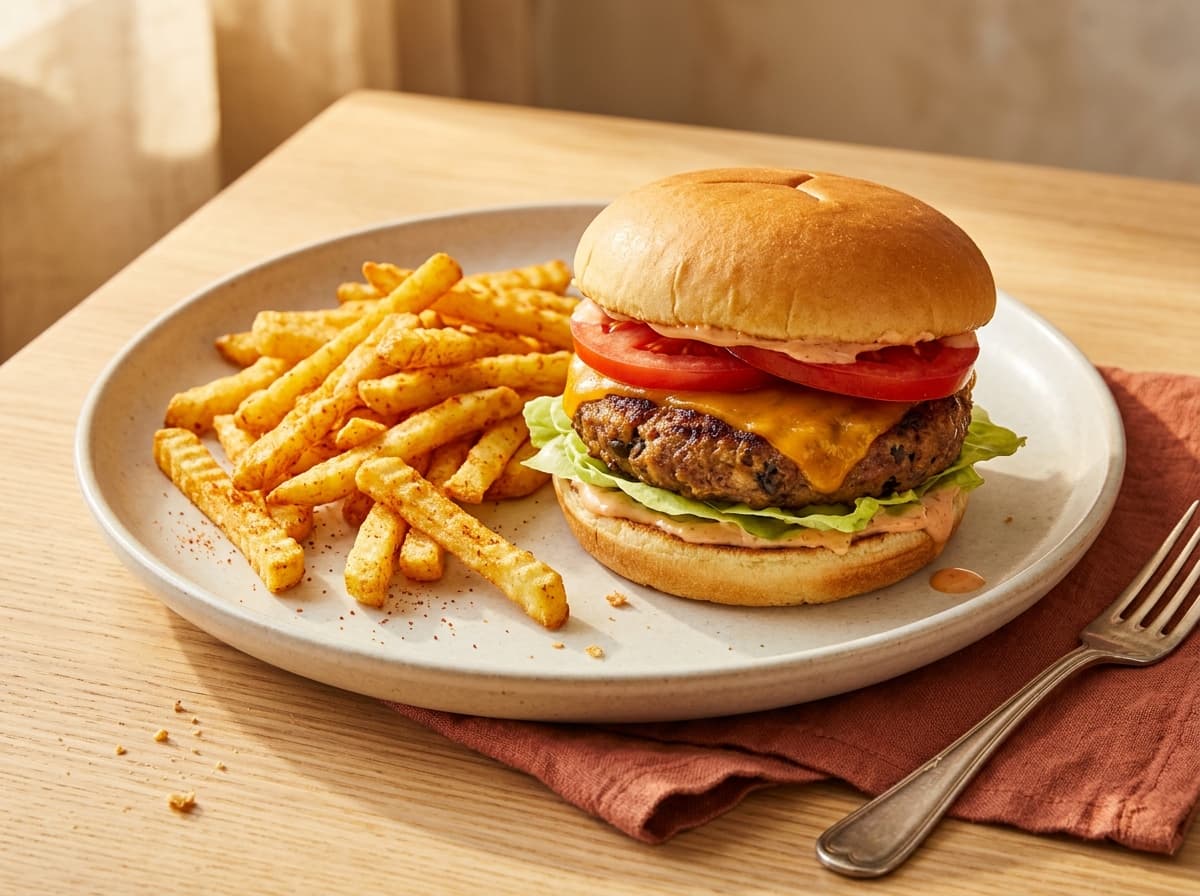 Beef & Black Bean Burger