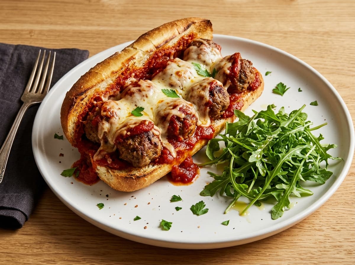 Beef Meatball Marinara Sub