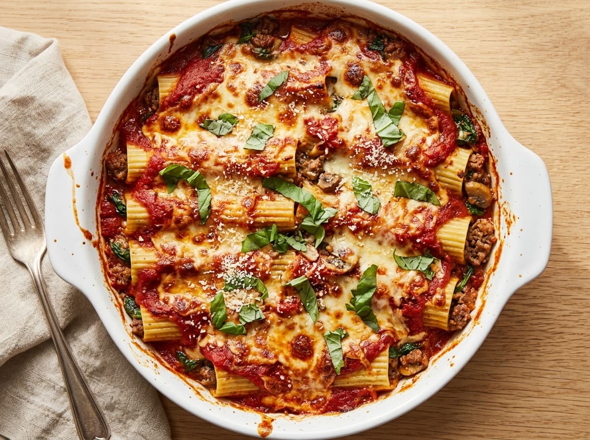 Beef & Mushroom Cannelloni