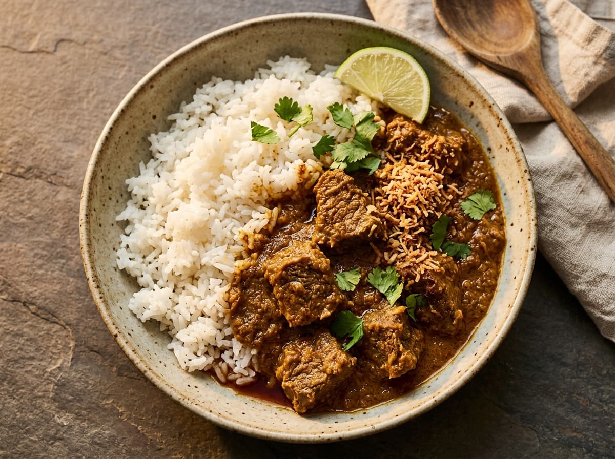 Beef Rendang - asian dinner recipe