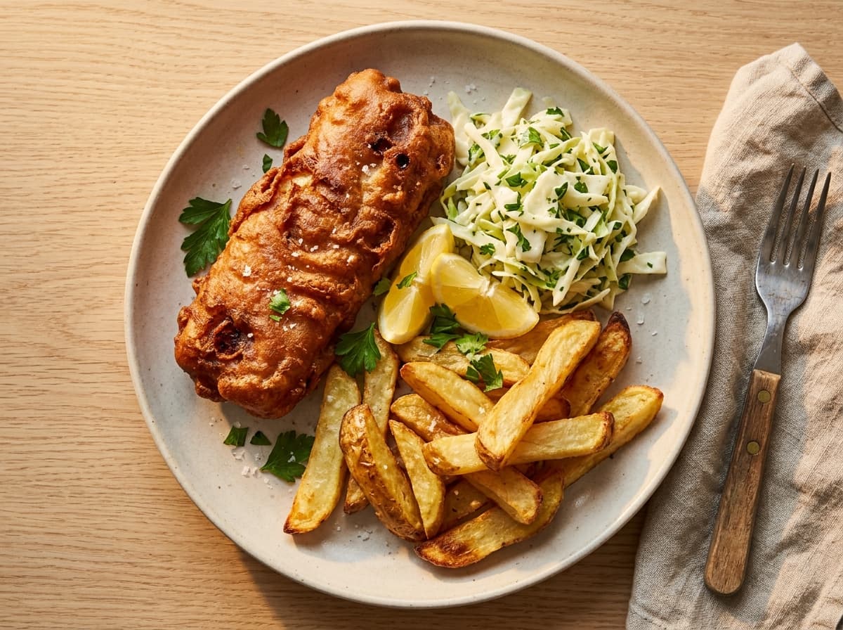 Beer Battered Cod & Chips - other dinner recipe