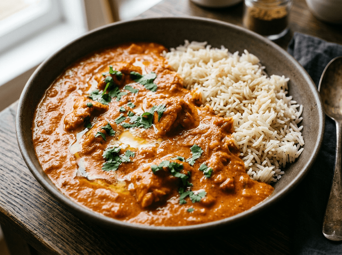 Butter Chicken Curry - indian dinner recipe