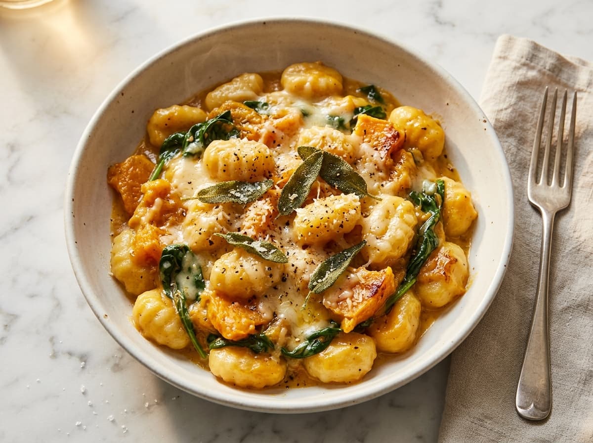 Butternut & Sage Gnocchi - italian dinner recipe