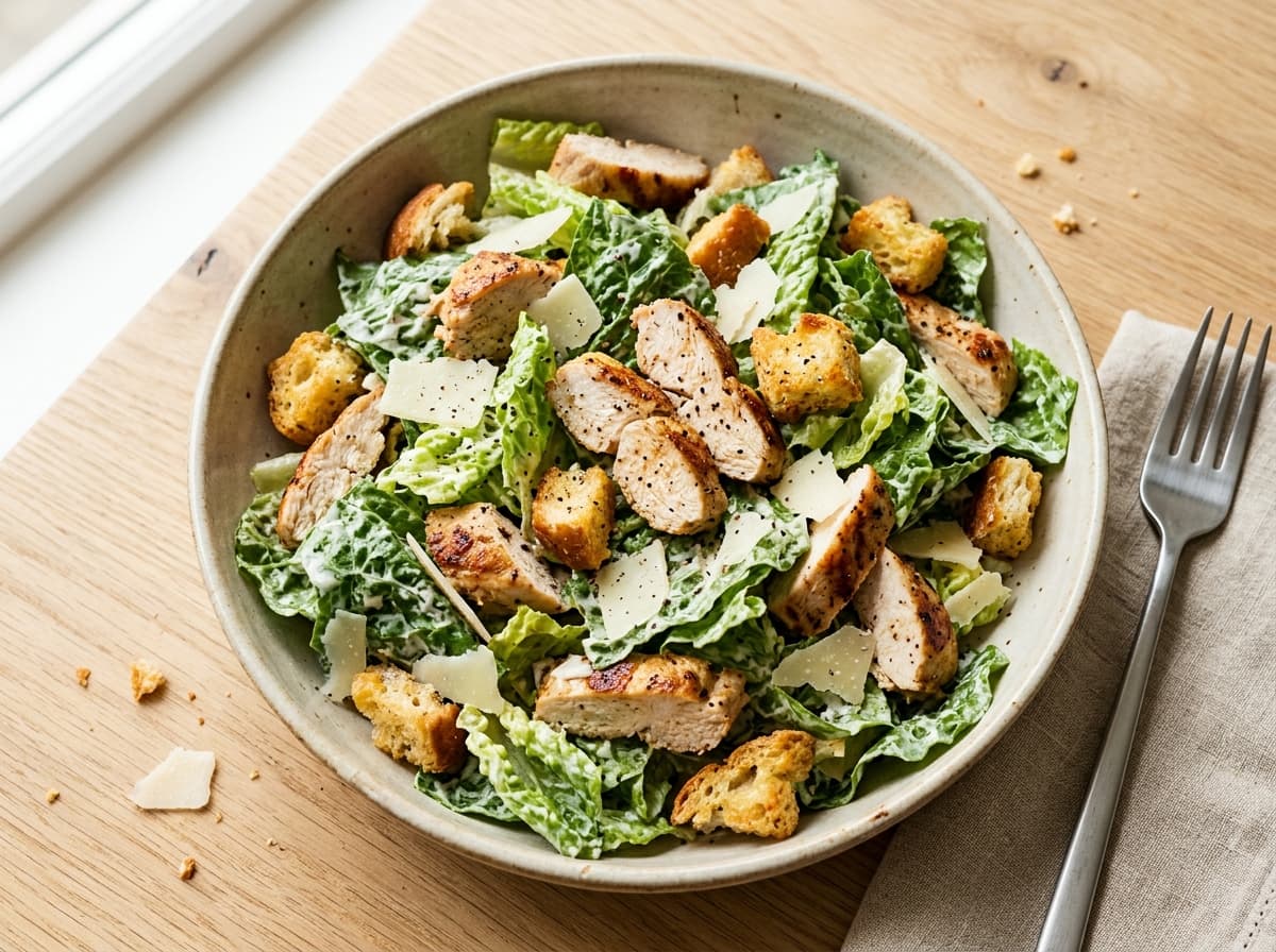 Caesar Chicken Salad - american dinner recipe
