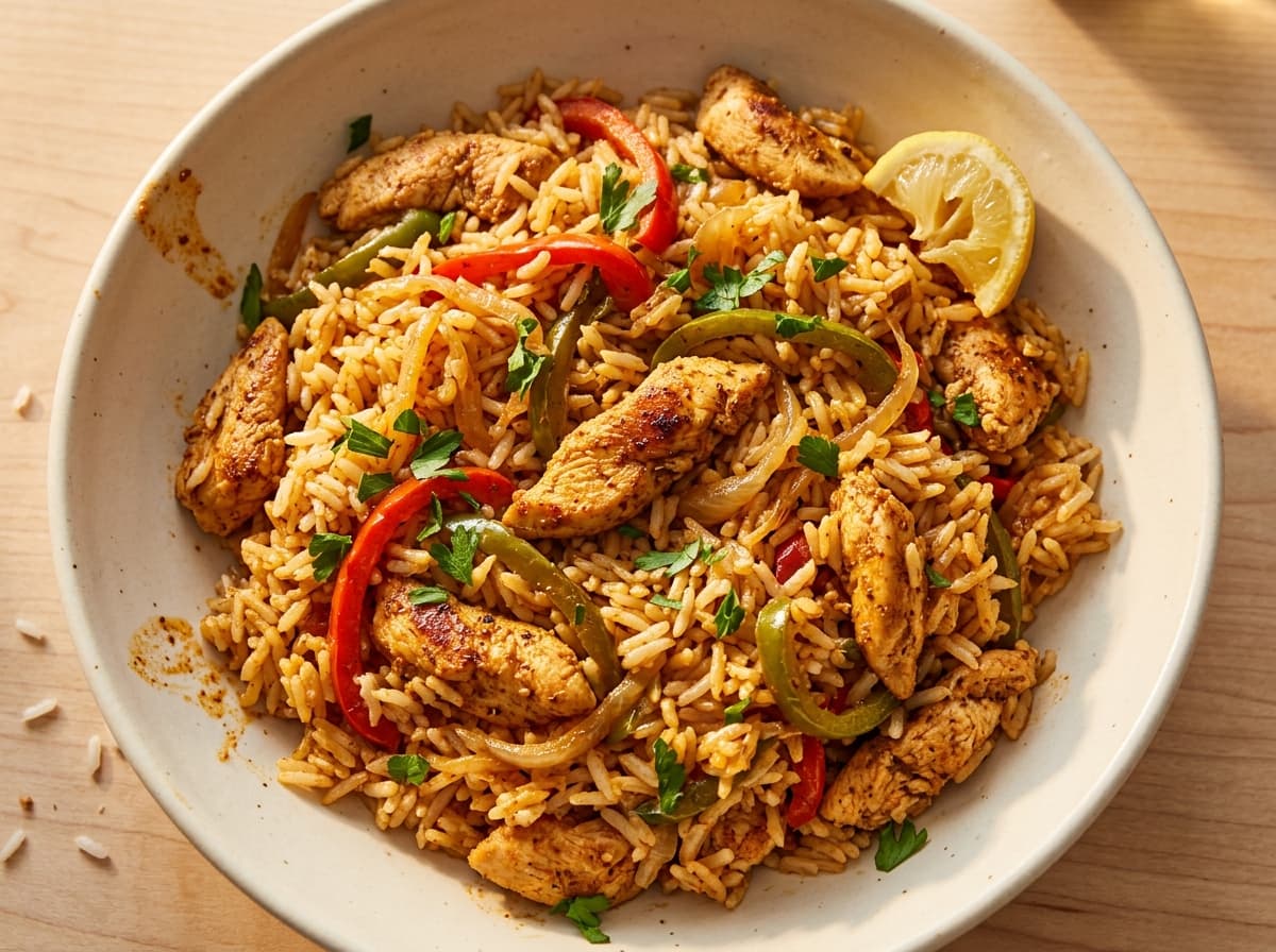Cajun Chicken & Rice - american dinner recipe