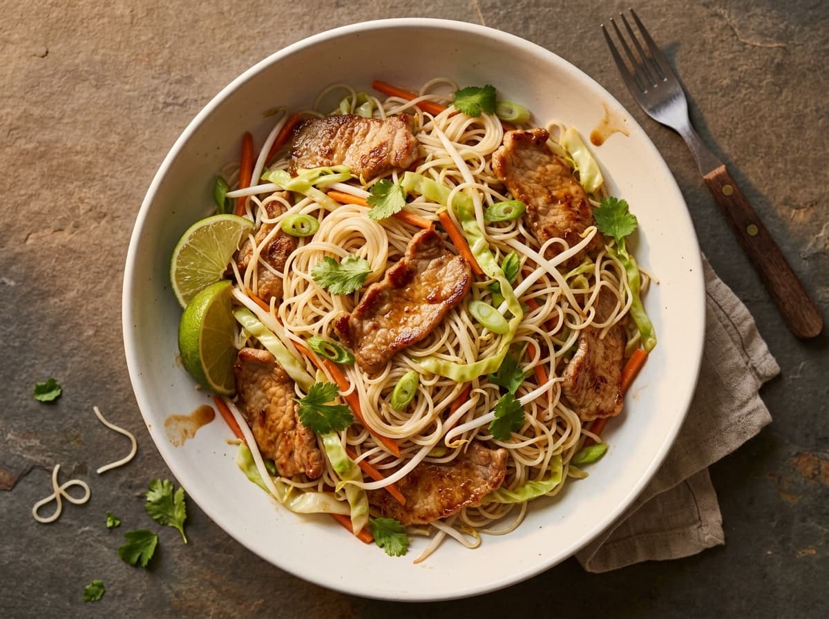 Caramelized Pork & Rice Vermicelli - vietnamese dinner recipe