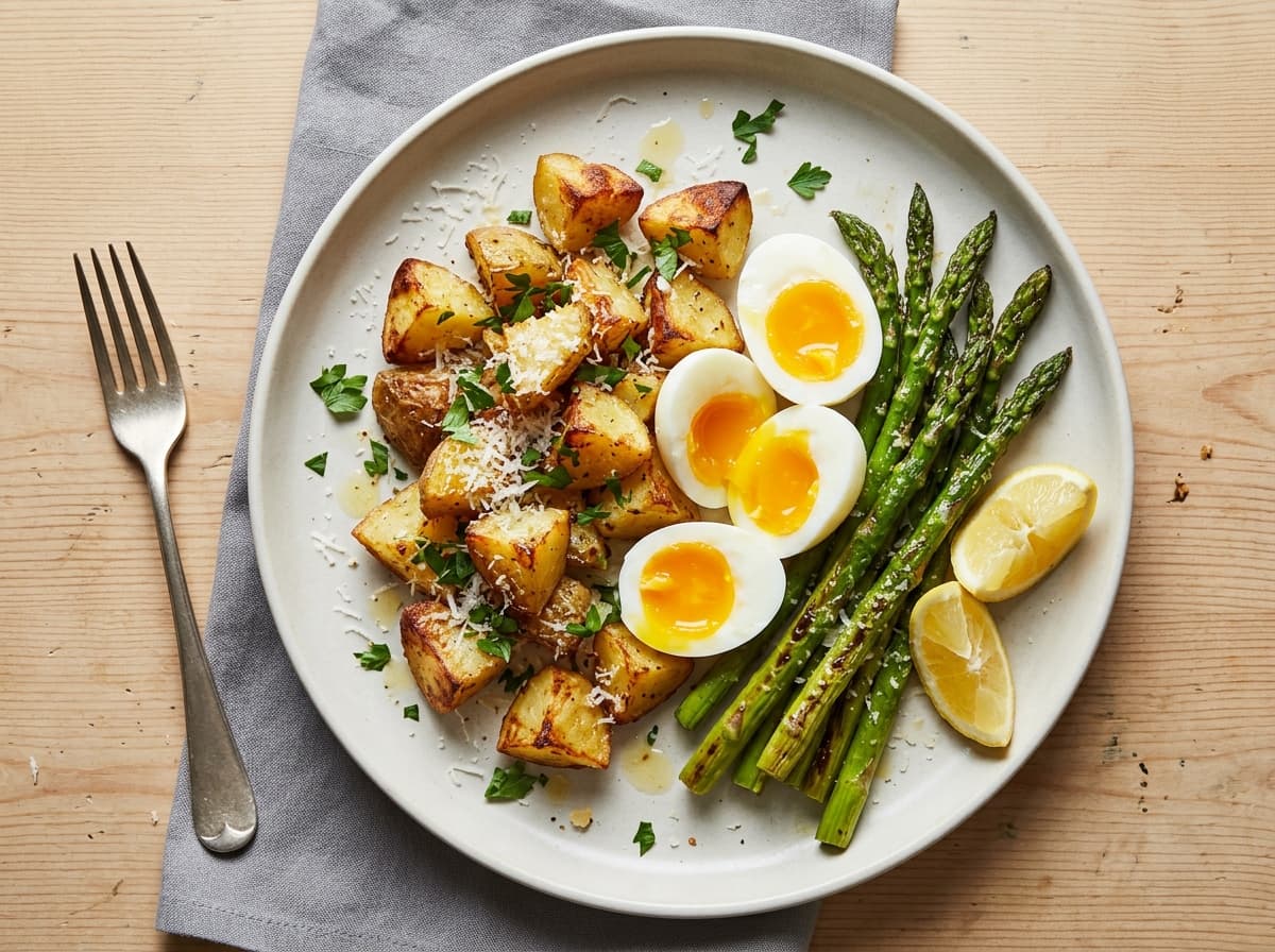 Charred Asparagus & Runny Eggs