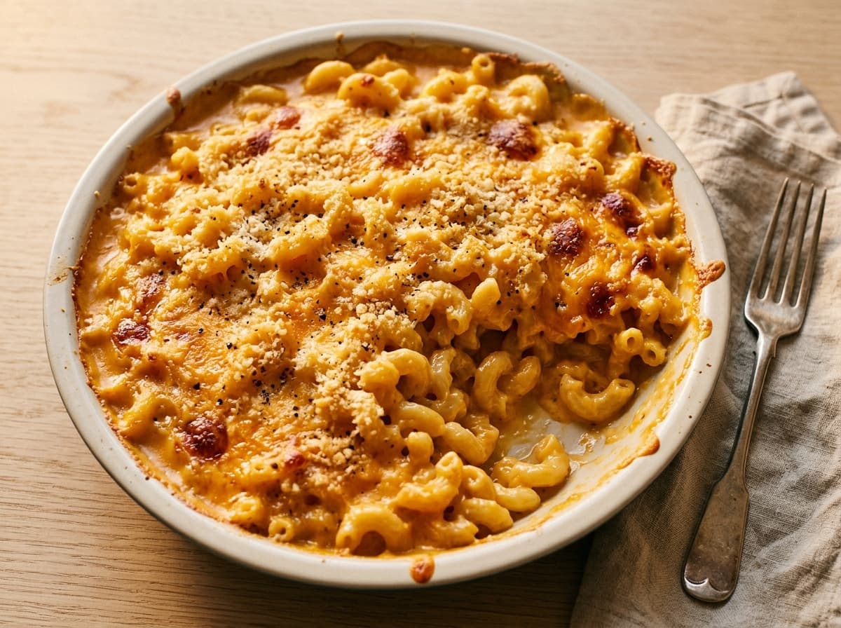 Cheddar Macaroni Cheese - american dinner recipe