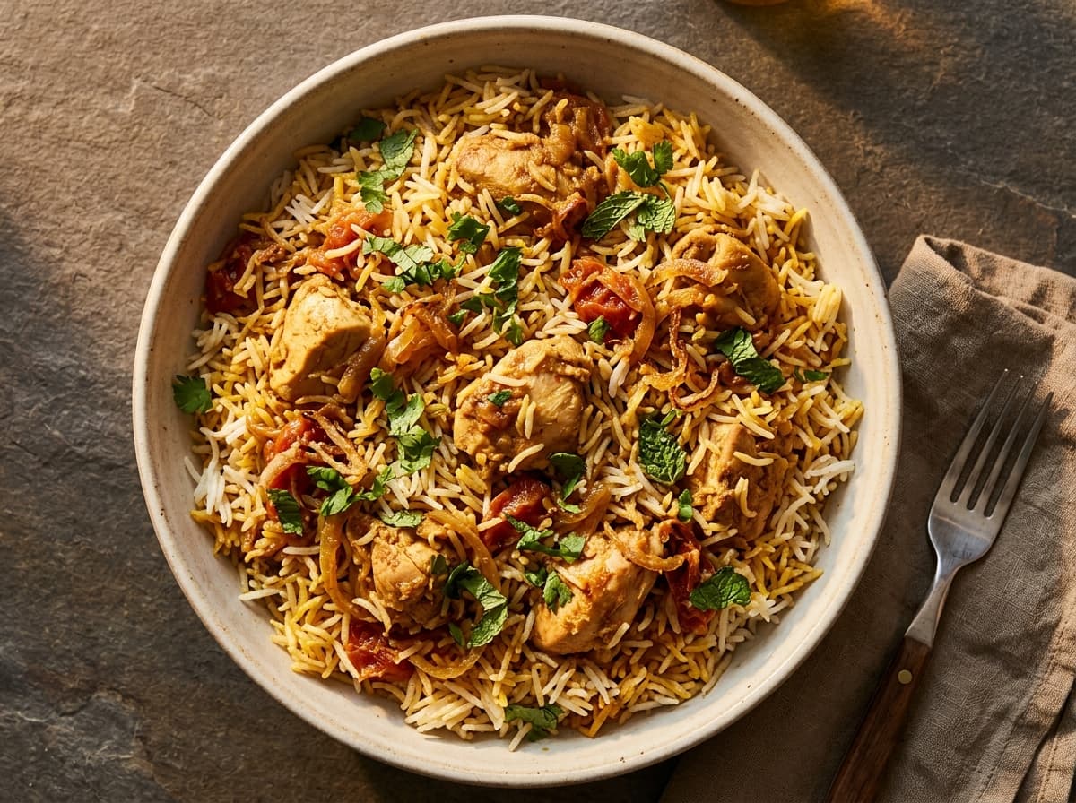 Chicken Biryani - indian dinner recipe