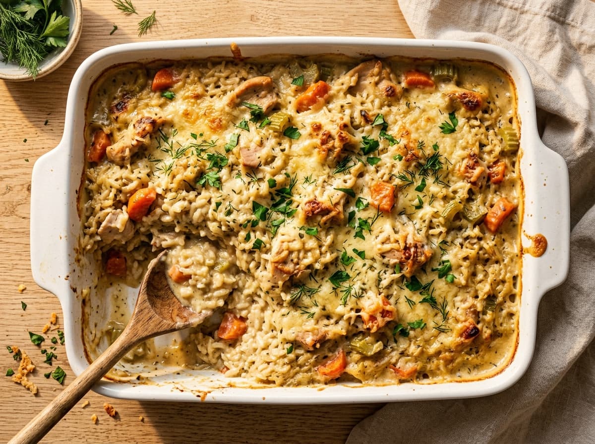 Chicken & Herb Casserole - french dinner recipe