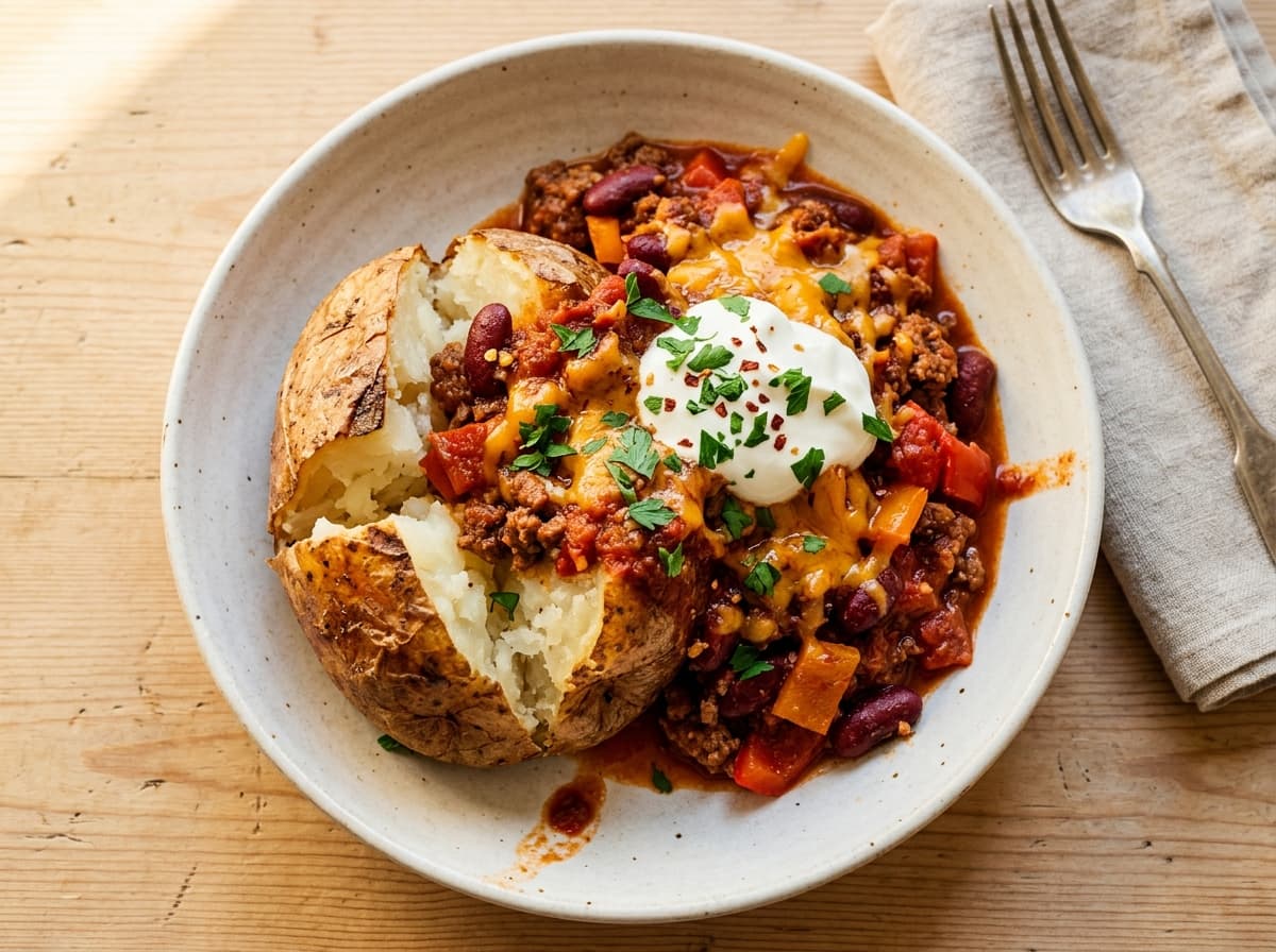 Chilli Beef Jacket Potato - other dinner recipe