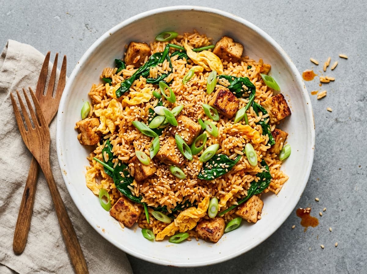 Chilli Oil Fried Rice - chinese dinner recipe