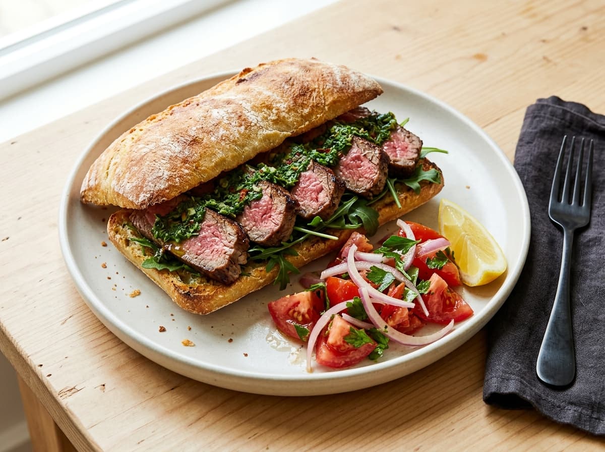 Chimichurri Steak Ciabatta