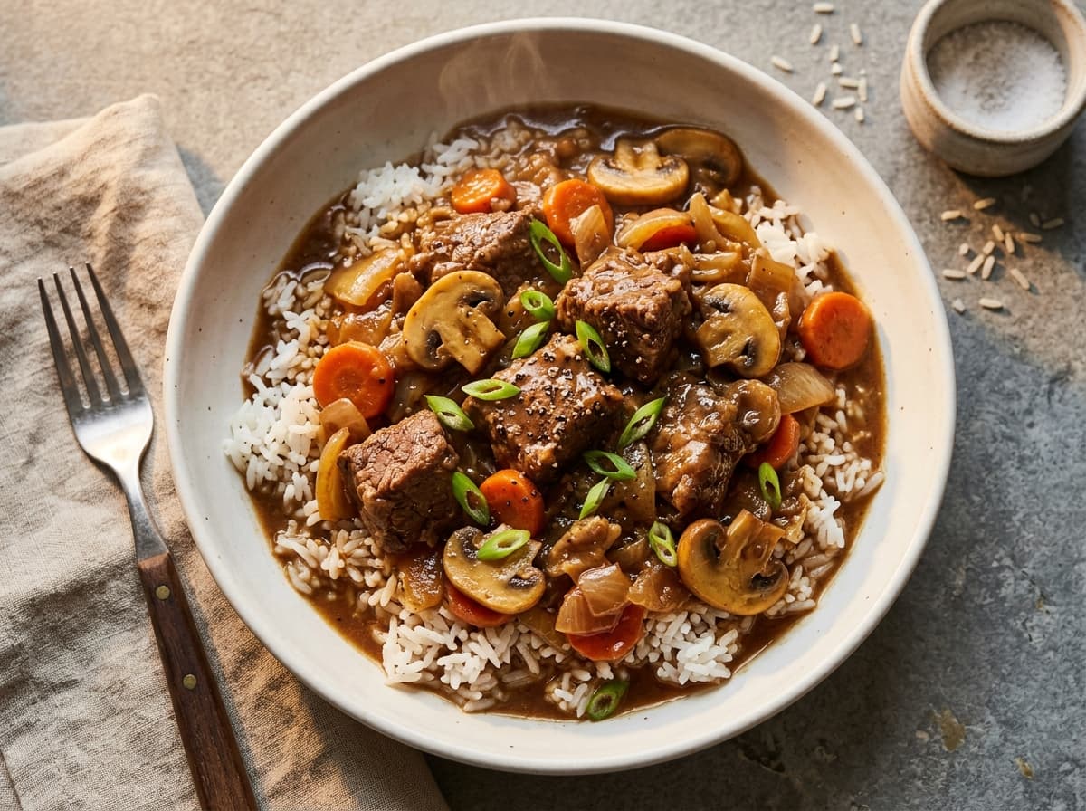 Chinese Beef & Mushroom Stew