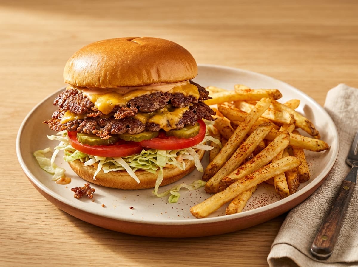 Classic Smash Burger - american dinner recipe