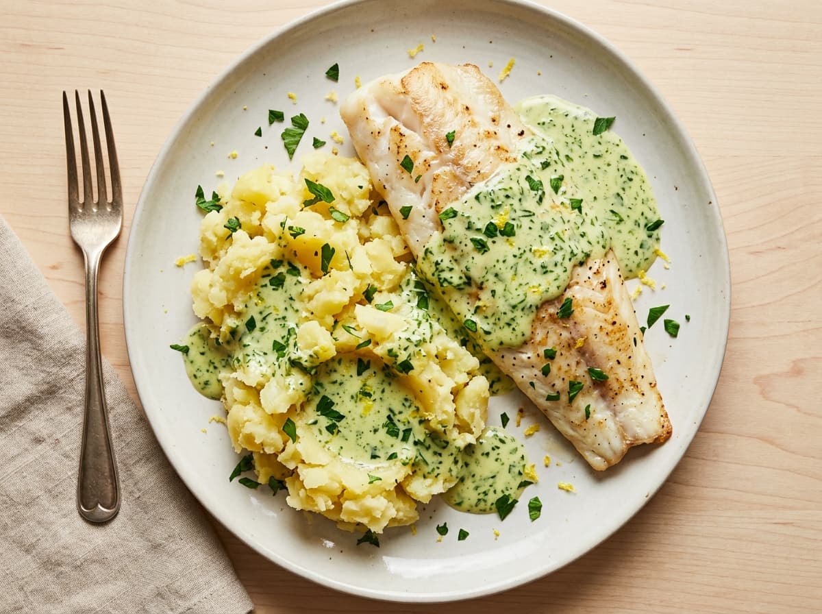 Cod & Parsley Sauce - other dinner recipe