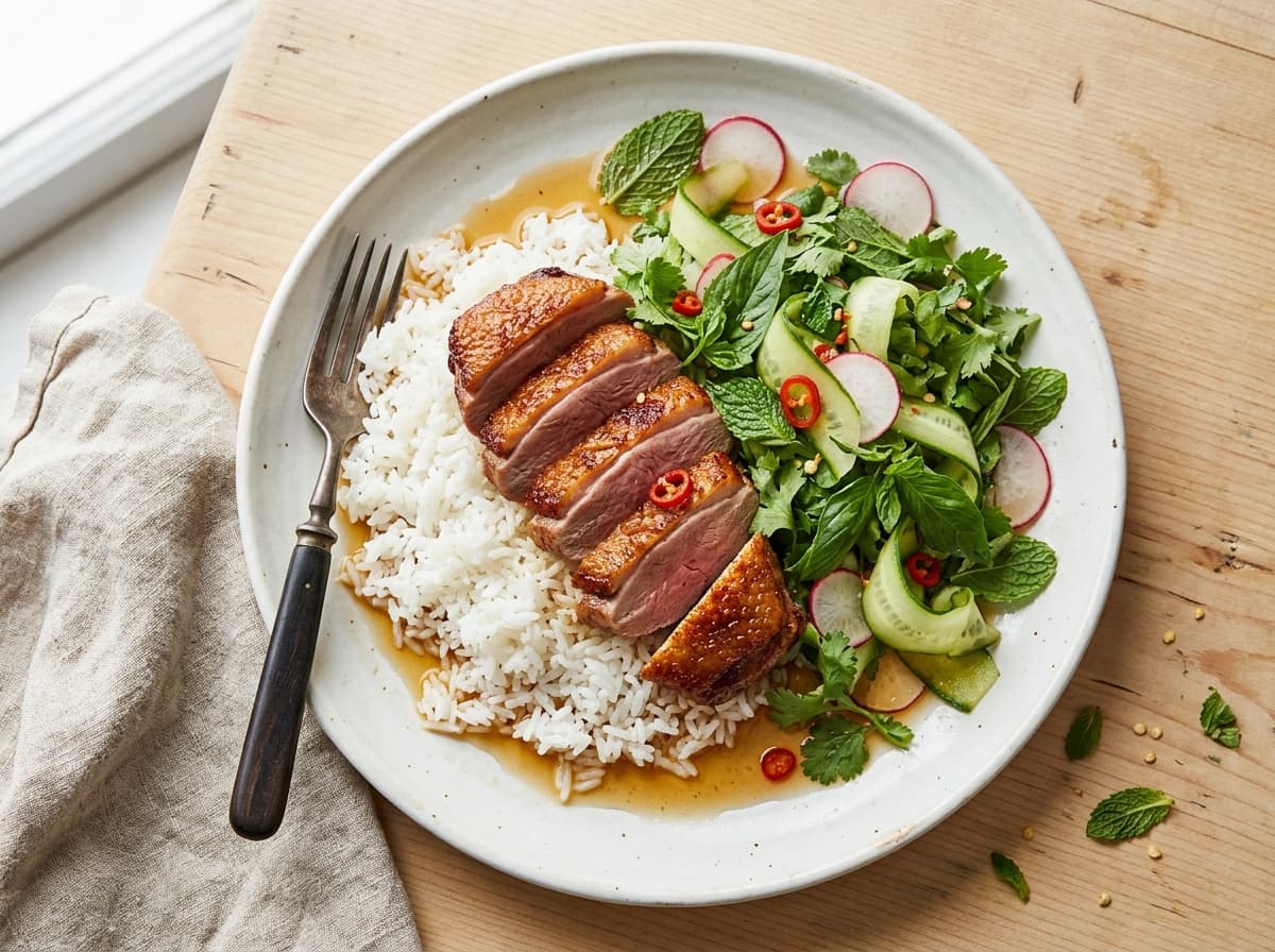 Crispy Duck Breast & Vietnamese Herbs