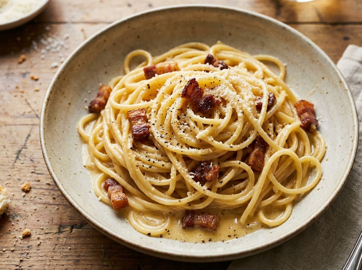 Crispy Pancetta Carbonara