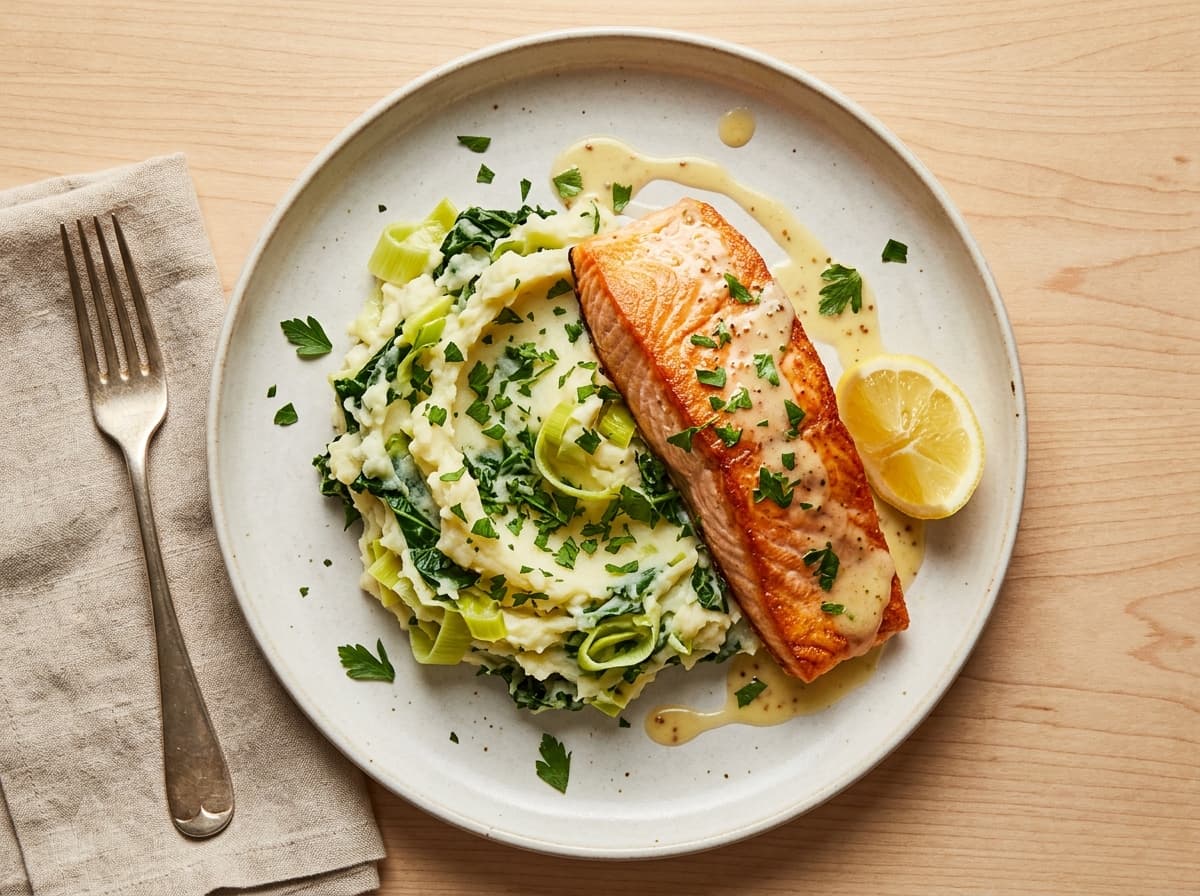Crispy Salmon with Colcannon - other dinner recipe