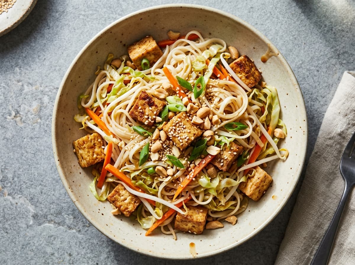 Crispy Tofu Spring Roll Bowl