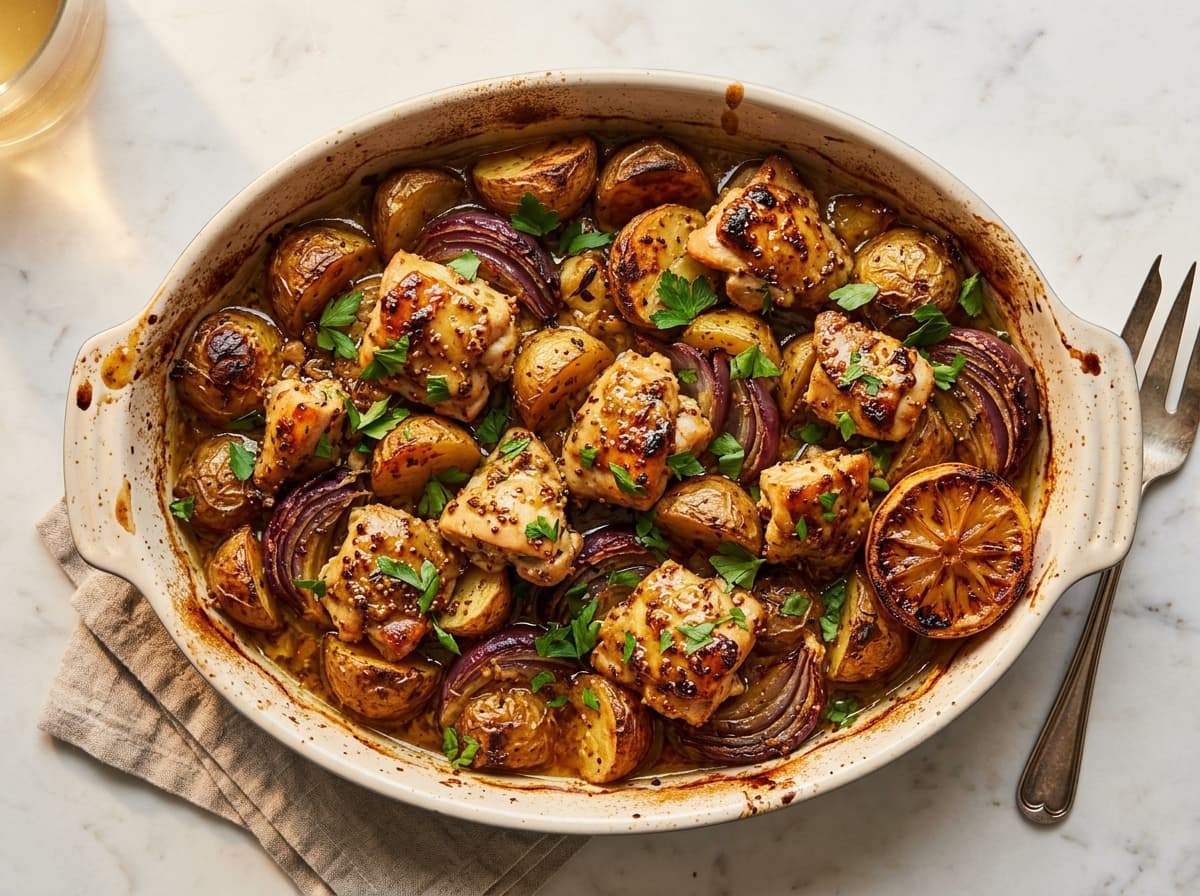Dijon Chicken & Potatoes