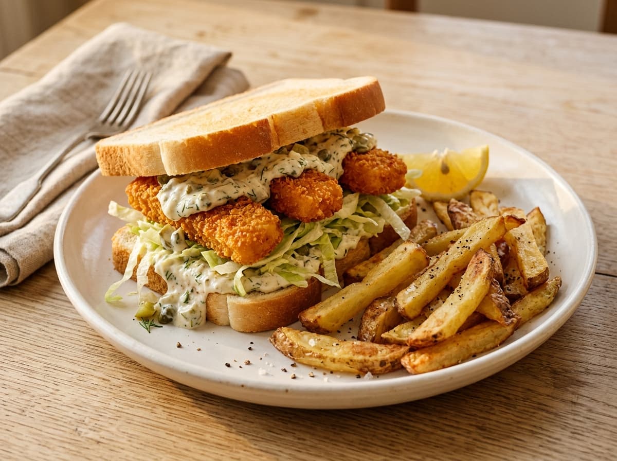 Fish Finger Sandwich & Tartare - other dinner recipe