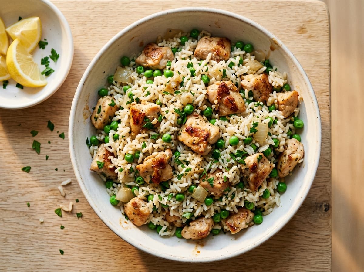 Garlic Herb Chicken Rice - other dinner recipe