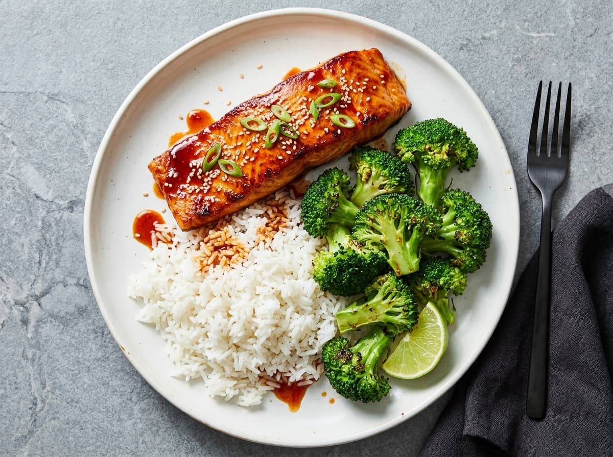 Gochujang Salmon & Rice - korean dinner recipe