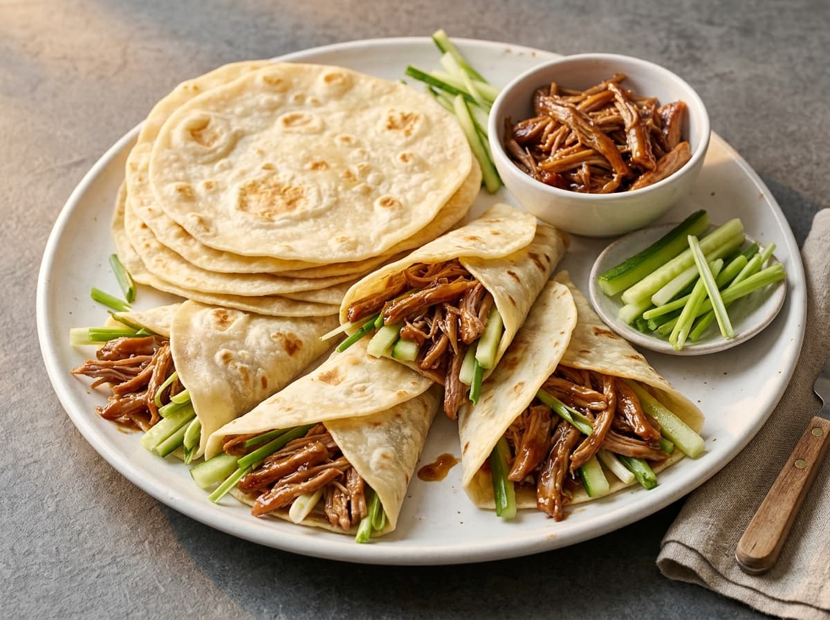 Hoisin Duck Pancakes - chinese dinner recipe