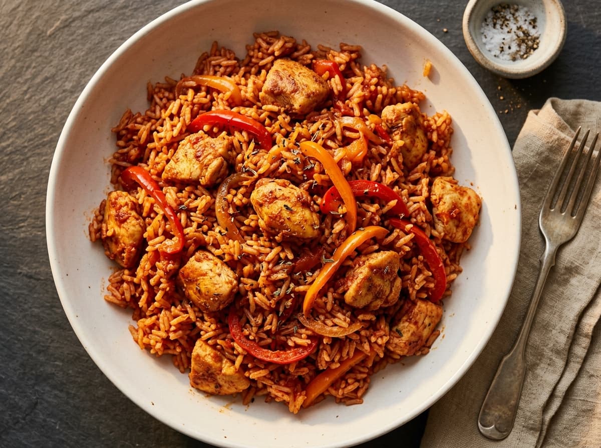 Jollof Chicken & Rice - other dinner recipe