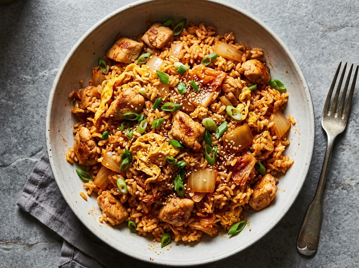 Kimchi Chicken Fried Rice
