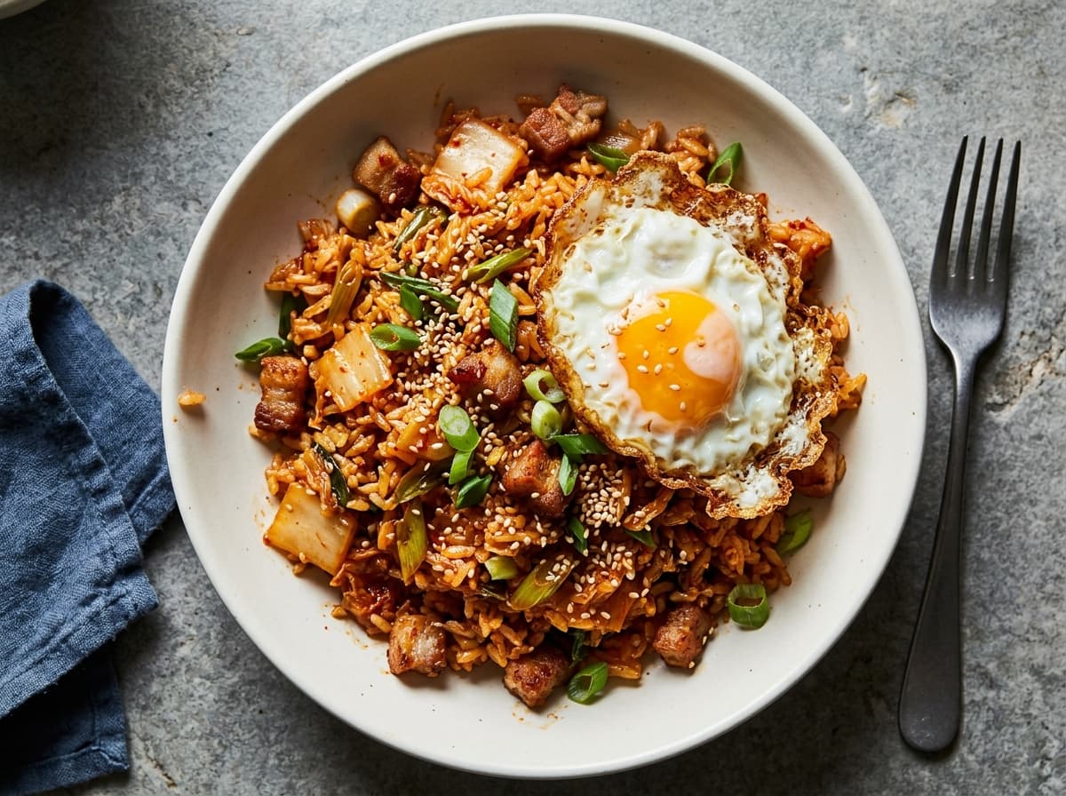 Kimchi Fried Rice & Crispy Egg