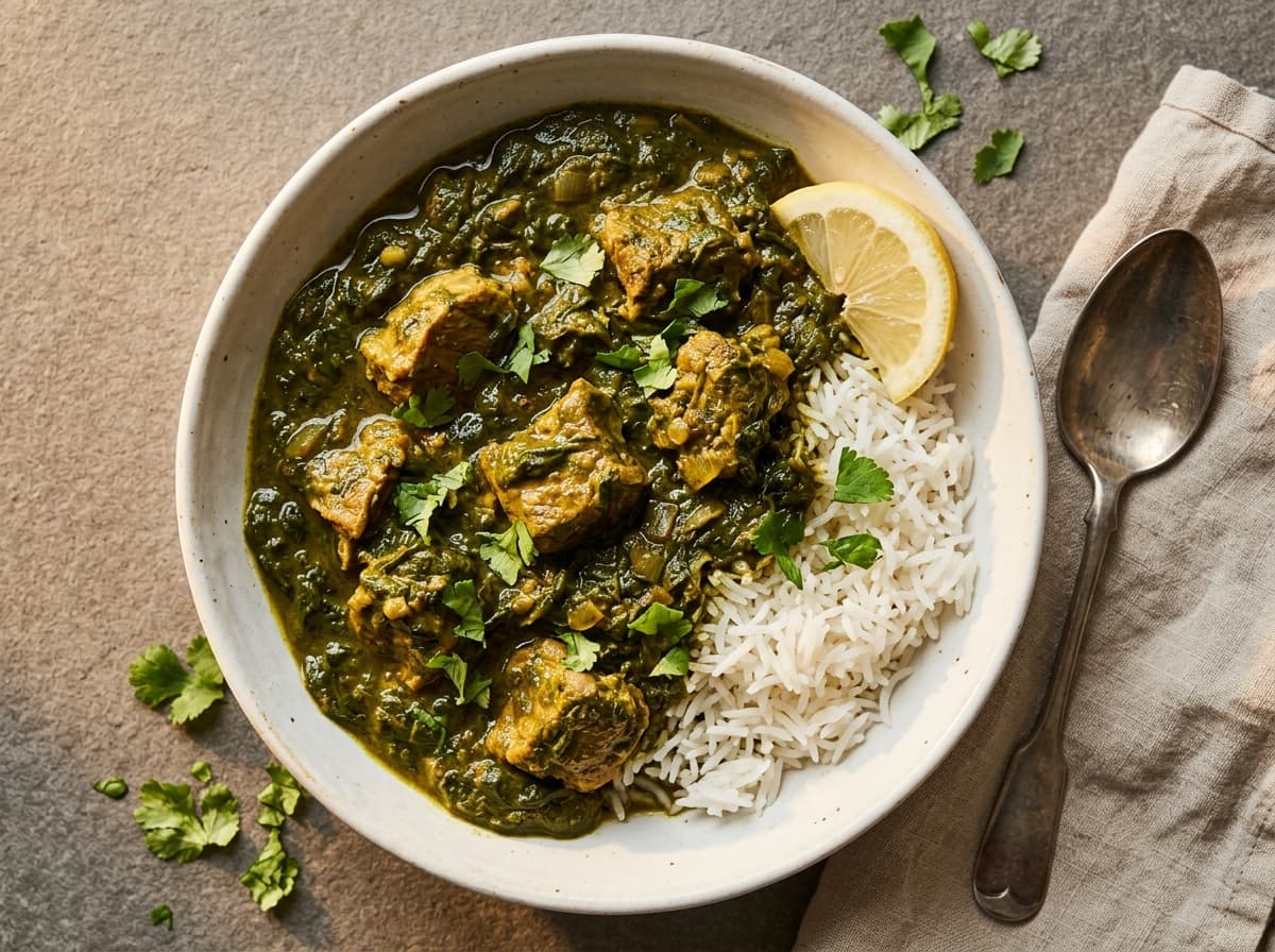 Lamb Saag - indian dinner recipe