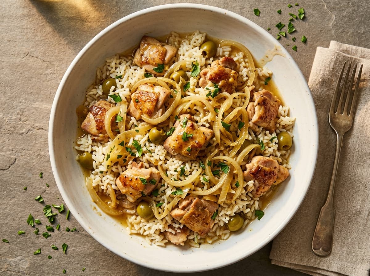 Lemon Chicken Yassa & Rice - other dinner recipe