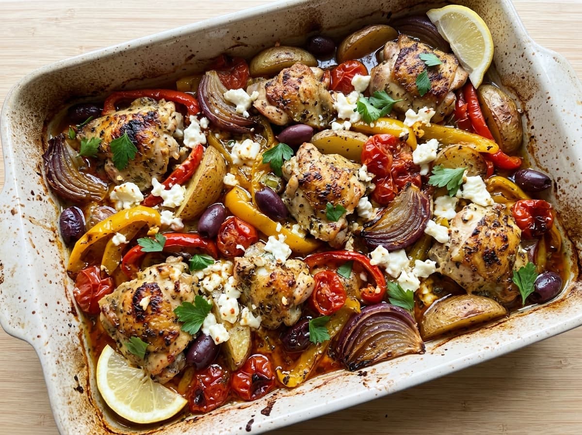 Lemon Oregano Chicken & Feta