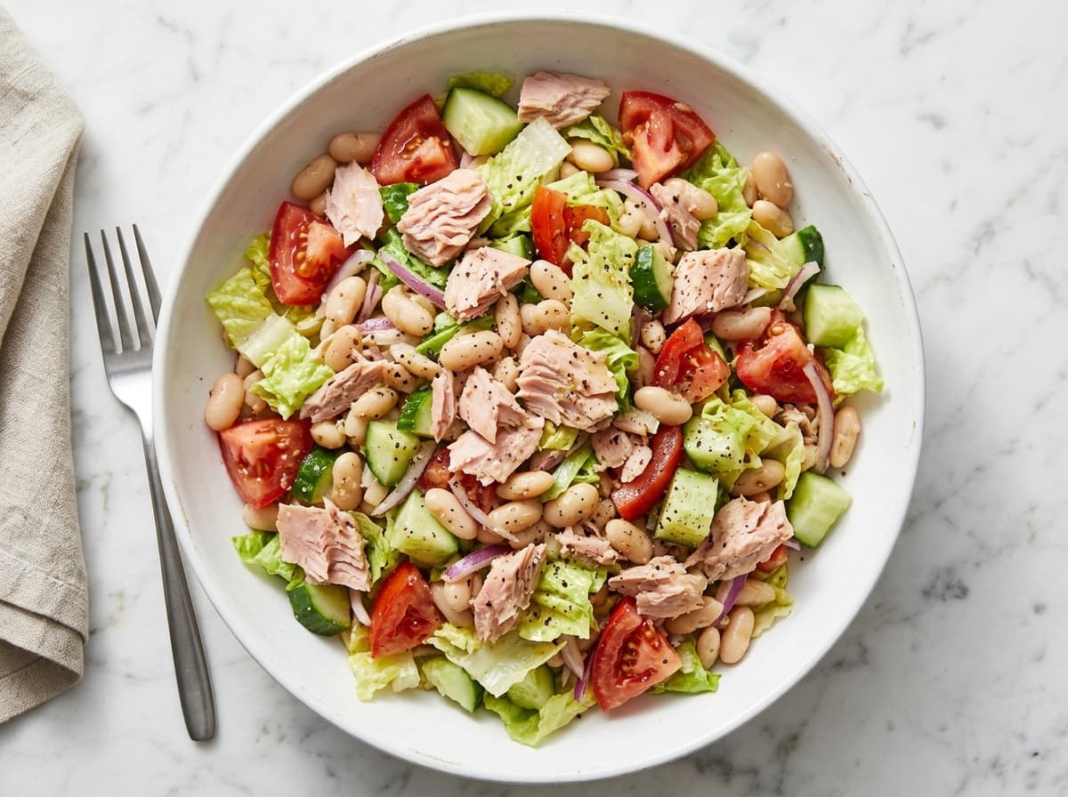 Lemon Tuna & White Bean Salad - italian dinner recipe