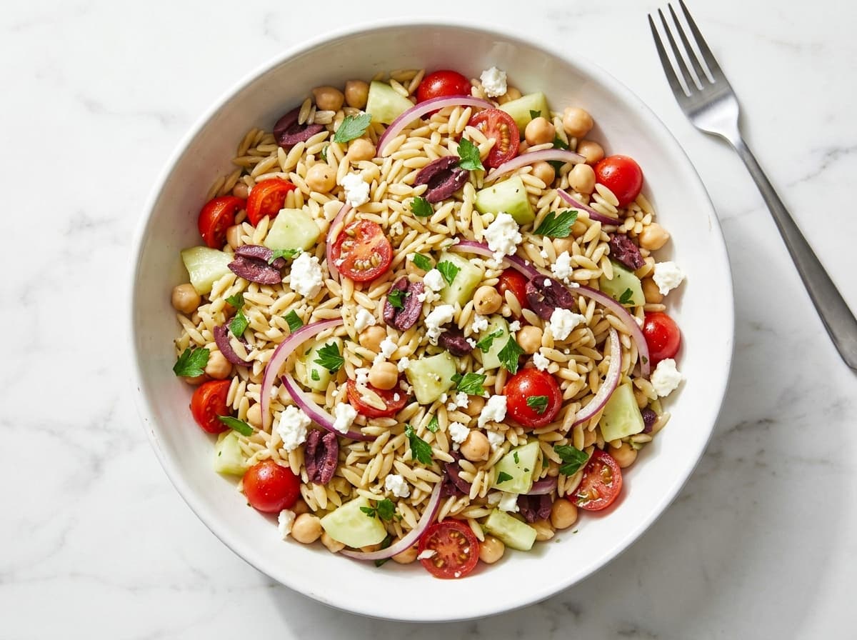 Mediterranean Orzo Pasta Salad