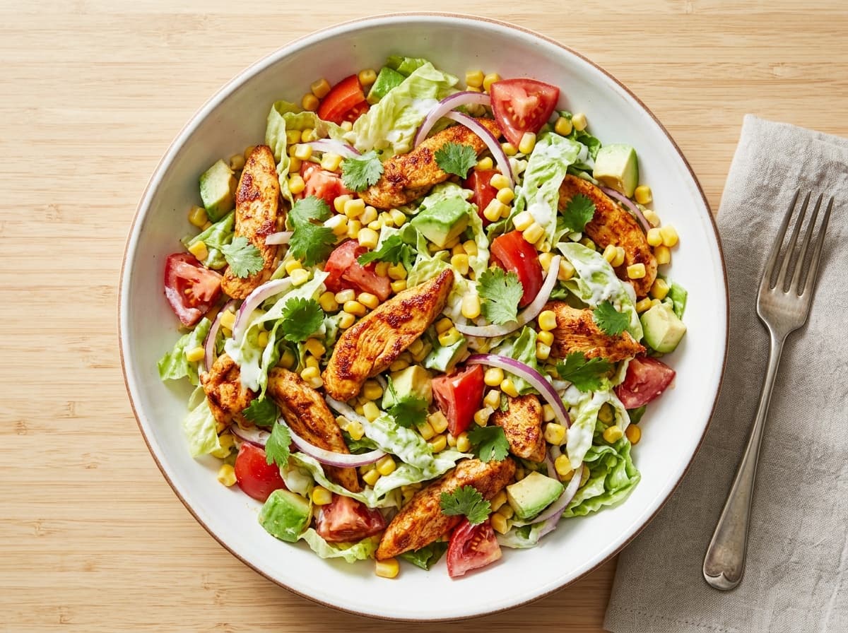 Mexican Chicken Salad - mexican dinner recipe