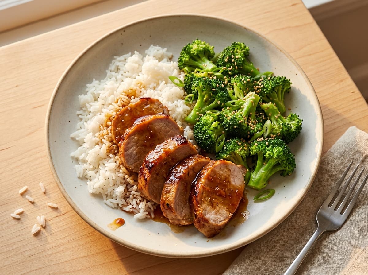 Miso Maple Pork & Rice