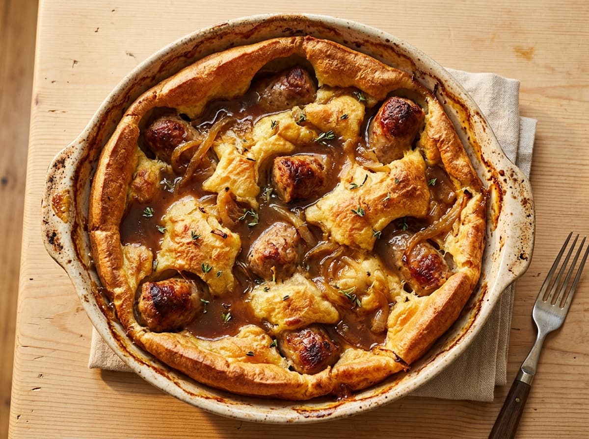 Onion Pork Sausage Bake - other dinner recipe