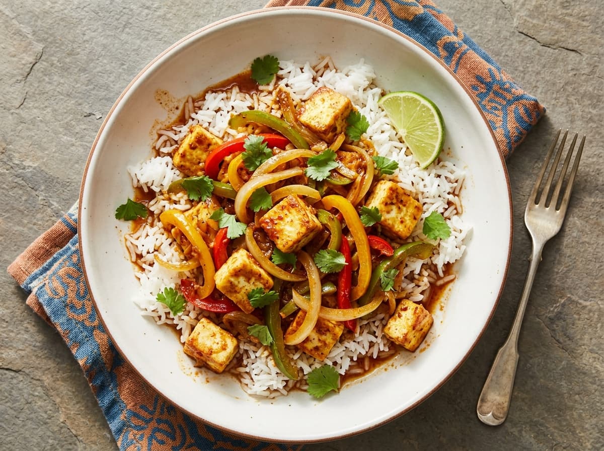 Paneer Pepper Stir-Fry - indian dinner recipe