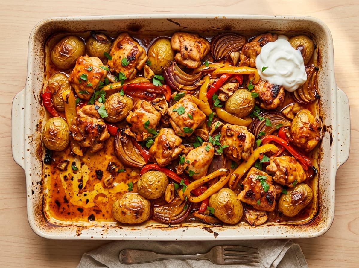 Peri Peri Chicken Traybake