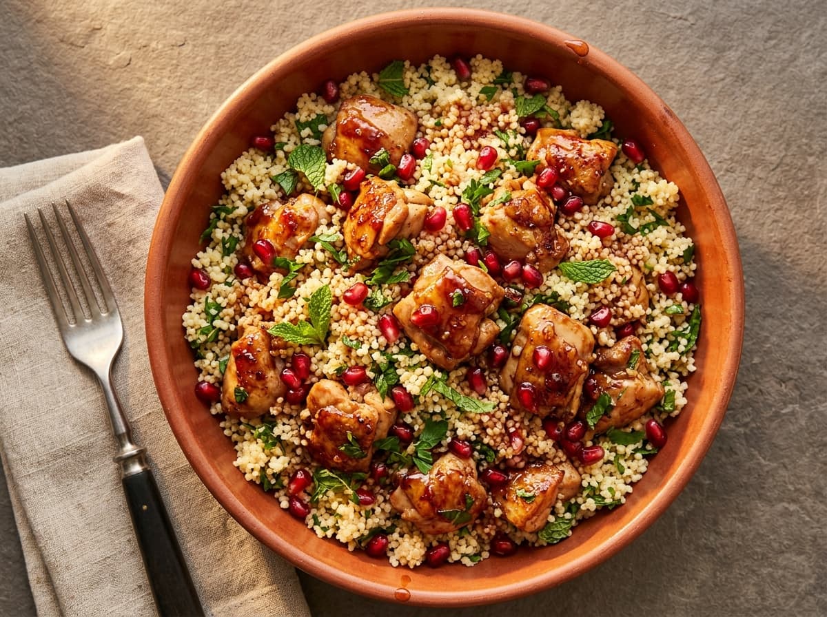 Pomegranate Chicken & Couscous