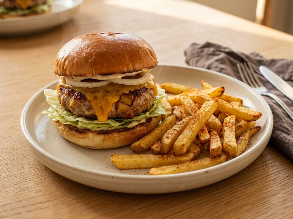 Pork & Apple Burgers - other dinner recipe