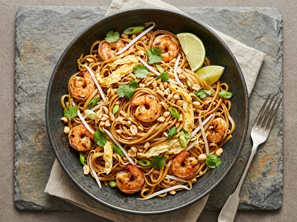 Prawn Pad Thai - thai dinner recipe