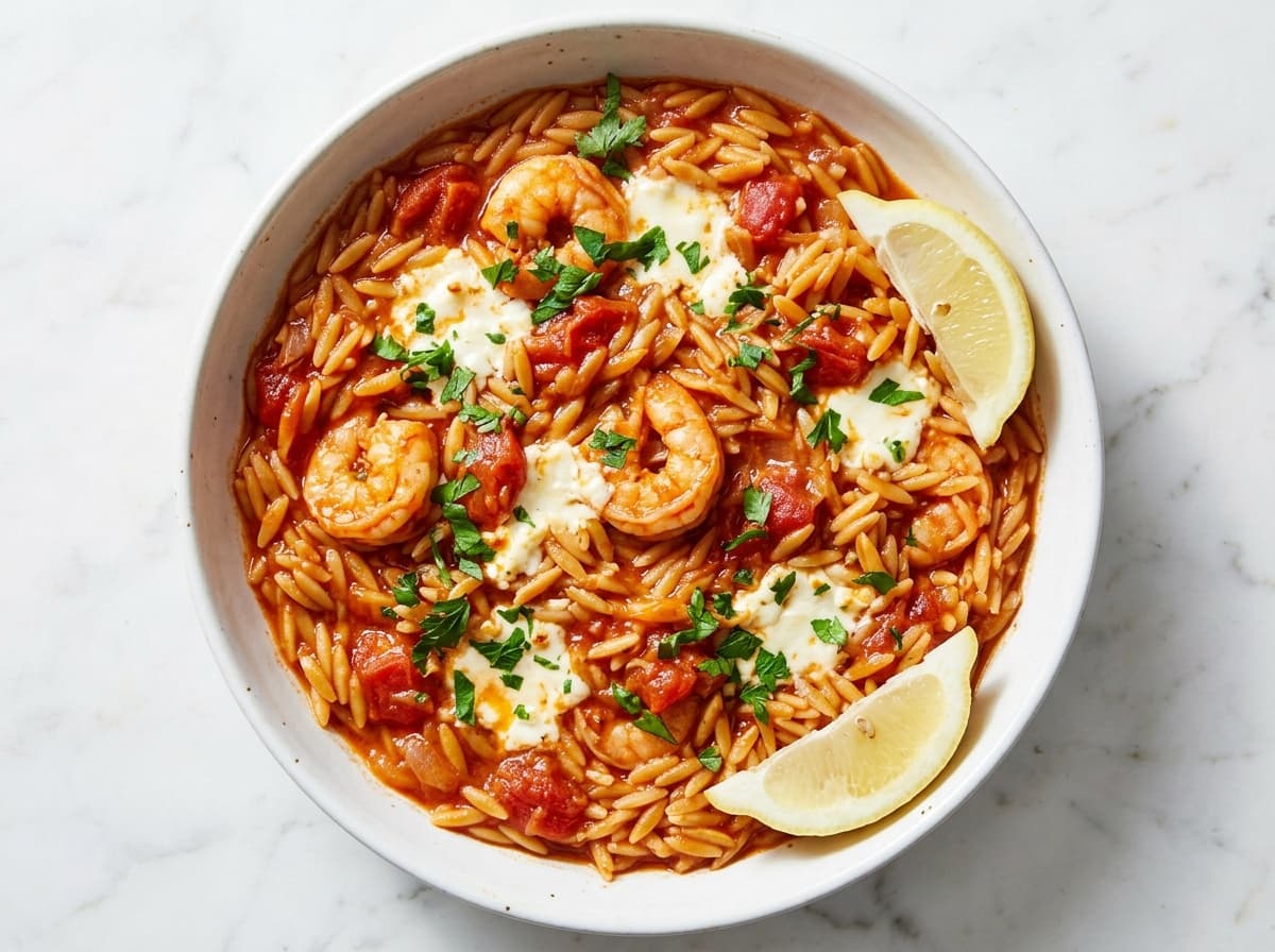Prawn Saganaki - greek dinner recipe