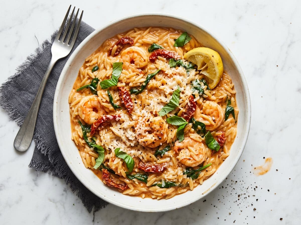 Prawn & Sun-dried Tomato Orzo