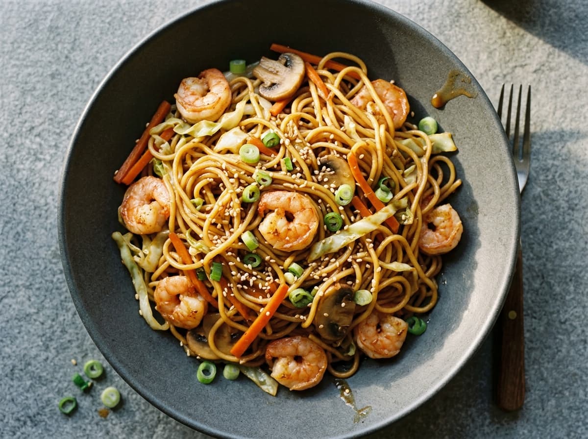Prawn & Vegetable Yakisoba