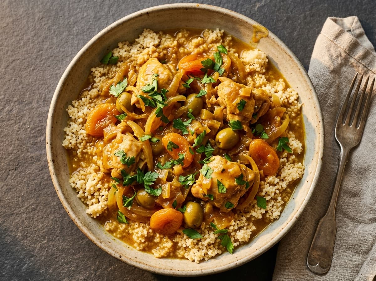 Preserved Lemon Chicken Tagine - middle_eastern dinner recipe